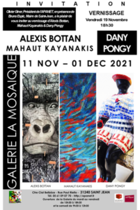 Expo Mahaut Kayanakis, Alexis Bottan et Dany Pongy : vernissage