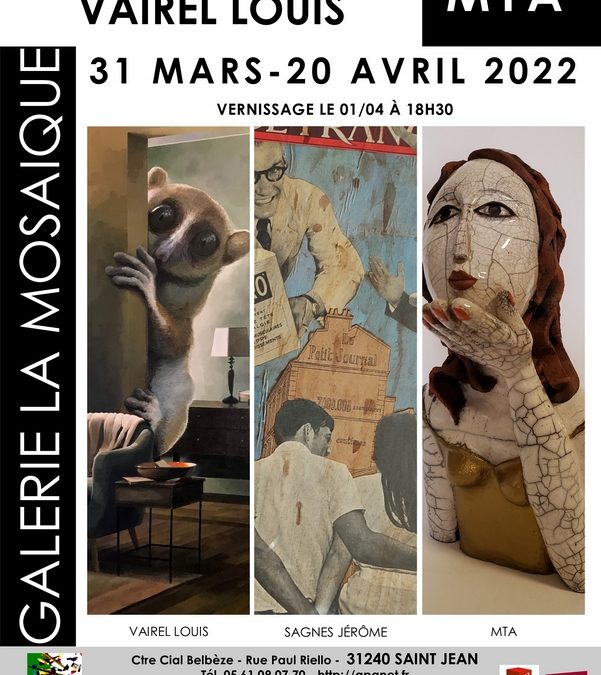 EXPO du 31/03/2022 au 20/04/2022
